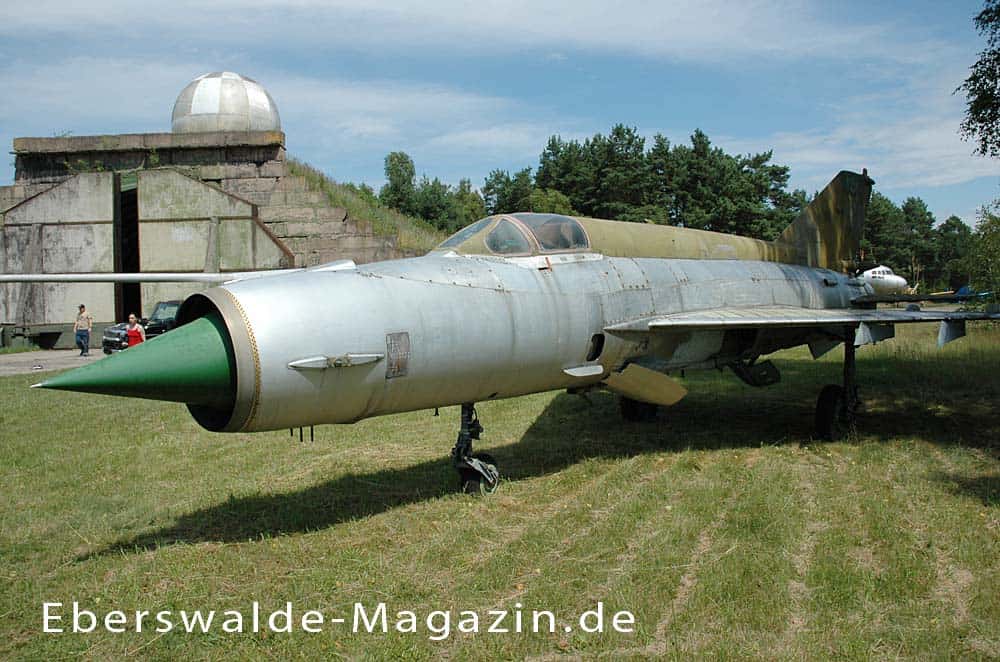 Die MiG-21 im Luftfahrtmuseum in Finowfurt Die MiG-21 im Luftfahrtmuseum in Finowfurt