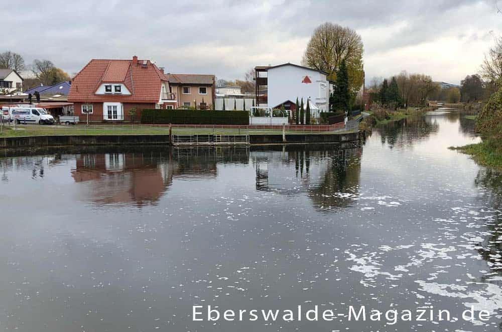 Die historische Schleuse in Eberswalde Die historische Schleuse in Eberswalde