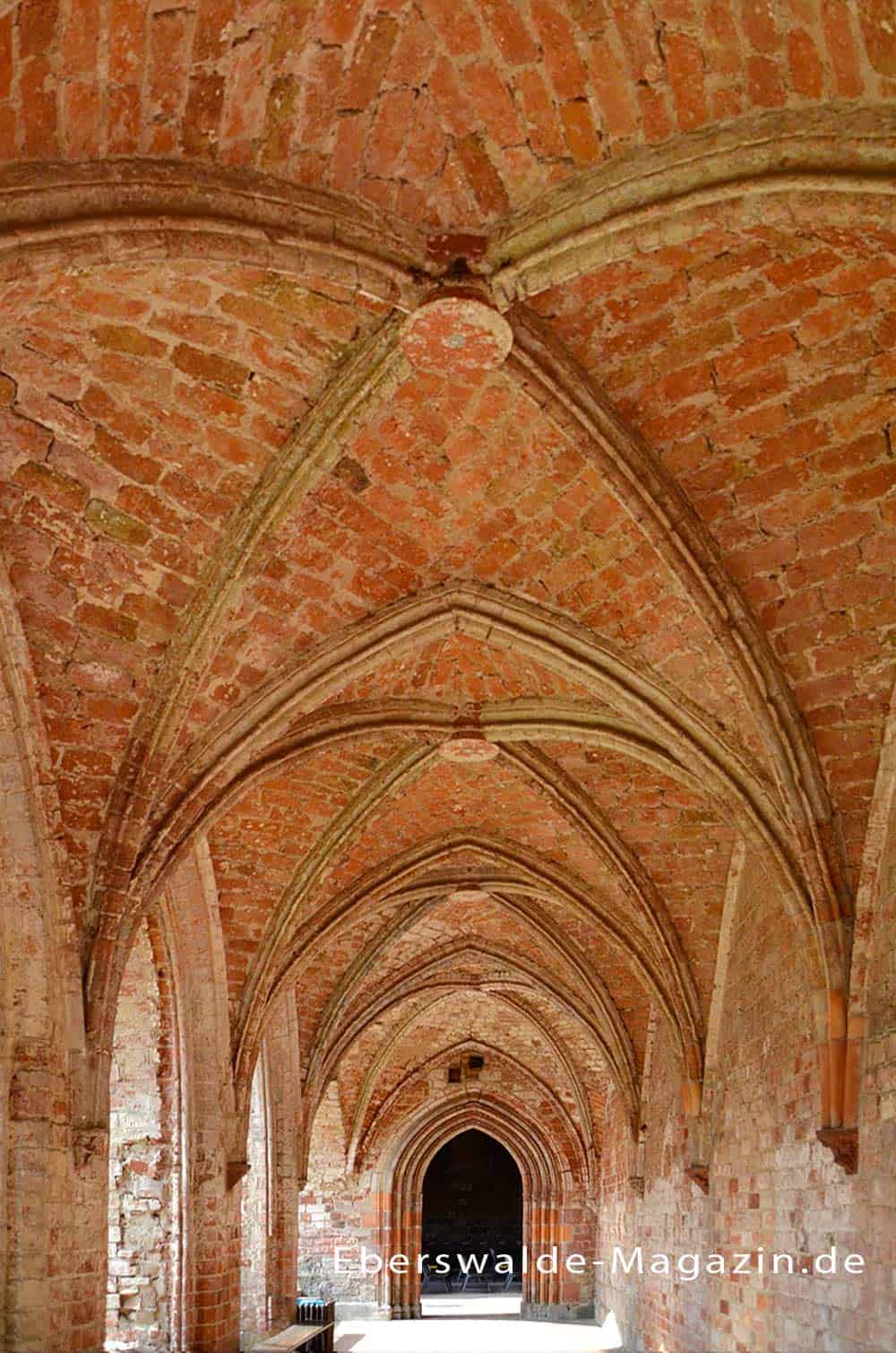 Teil des Kreuzgangs im Kloster Chorin