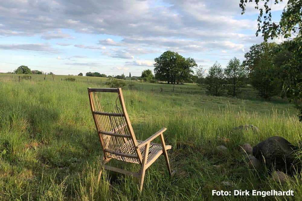 Im Ökodorf Brodowin mit Blick auf das wunderschöne Biosphärenreservat Schorfheide-Chorin