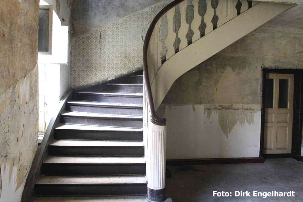 Alte Wendeltreppe im Finowfurter Schlossgut
