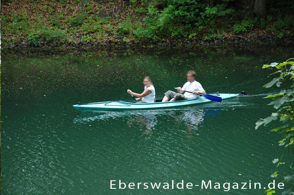 Kanufahren auf dem Werbellinkanal Kanufahren auf dem Werbellinkanal