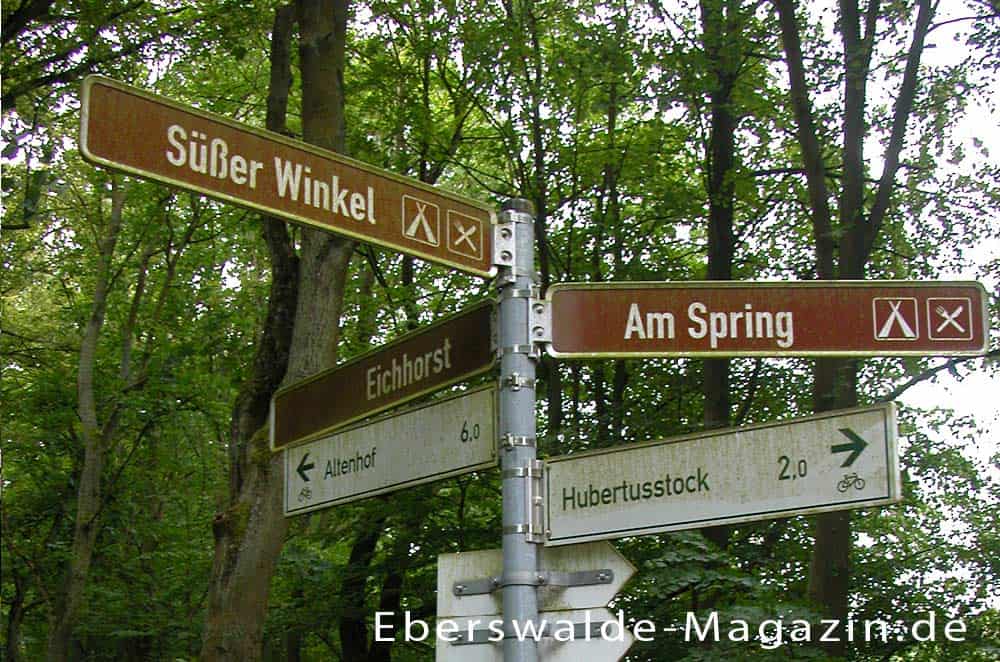 Wanderwege am Werbellinkanal Wanderwege am Werbellinkanal